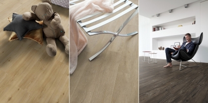 Lepený vinyl Gerflor - dřevěné dekory